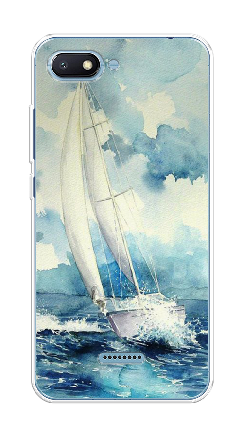 Силиконовый чехол "Парус акварель" на Xiaomi Redmi 6A / Сяоми Редми 6А
