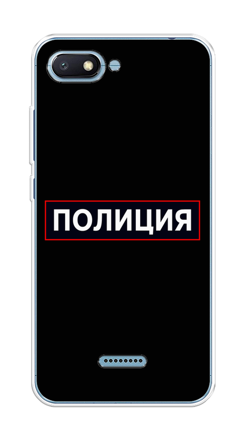Силиконовый чехол "Police logo" на Xiaomi Redmi 6A / Сяоми Редми 6А