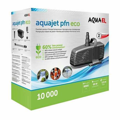 AQUAEL AQUAJET PFN ECO 10 000, Насос фонтанный h=3.0 м, 9000 л/ч