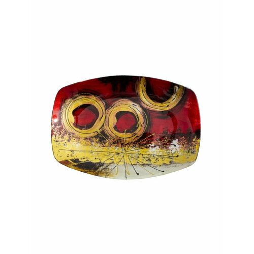 Блюдо декоративное АРТ абстракция 335x235см 1580₽