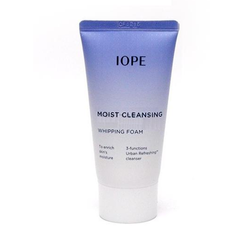 Пенка для умывания мягкая IOPE Moist Cleansing Whipping Foam 50ml