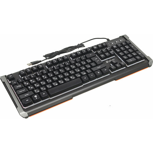 Клавиатура Оклик 710G BLACK DEATH черныйсерый USB Multimedia for gamer LED 320700₽