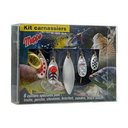 Набор вращ. блесен MEPPS Kit Carnassier 2005 6 шт.