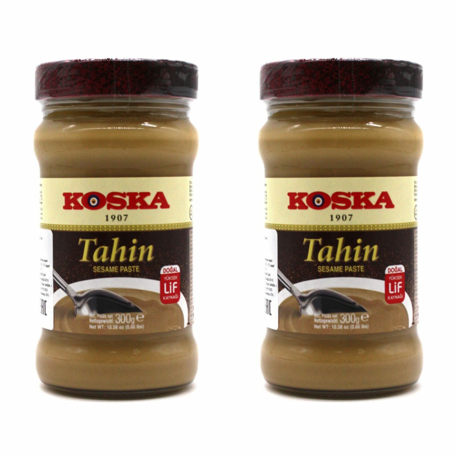 Кунжутная паста Koska Tahin sesame paste 300 г, 2 шт