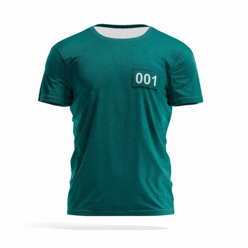 Футболка PANiN Brand, размер L, бирюзовый printio спортивная футболка 3d 001 игрок в кальмара