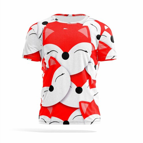 фото Футболка panin brand, размер xxxl, белый, красный