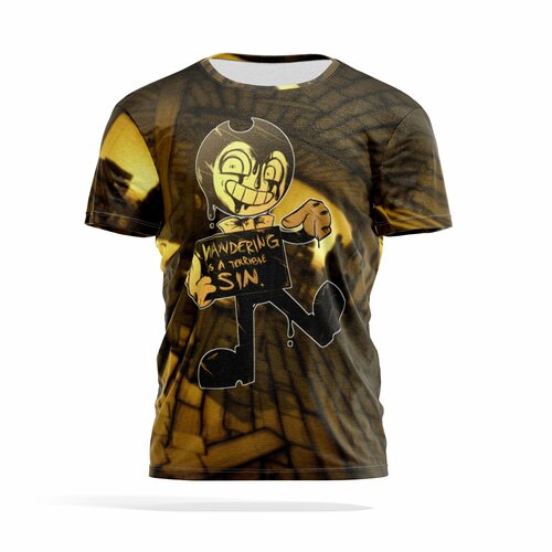 фото Футболка panin brand, размер xxxl, коричневый, серый