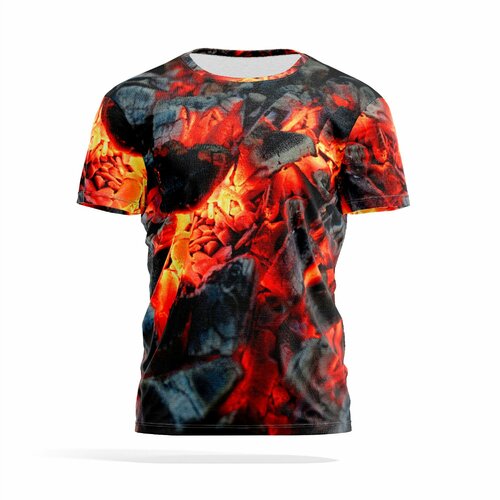 фото Футболка panin brand, размер xxl, серый, черный