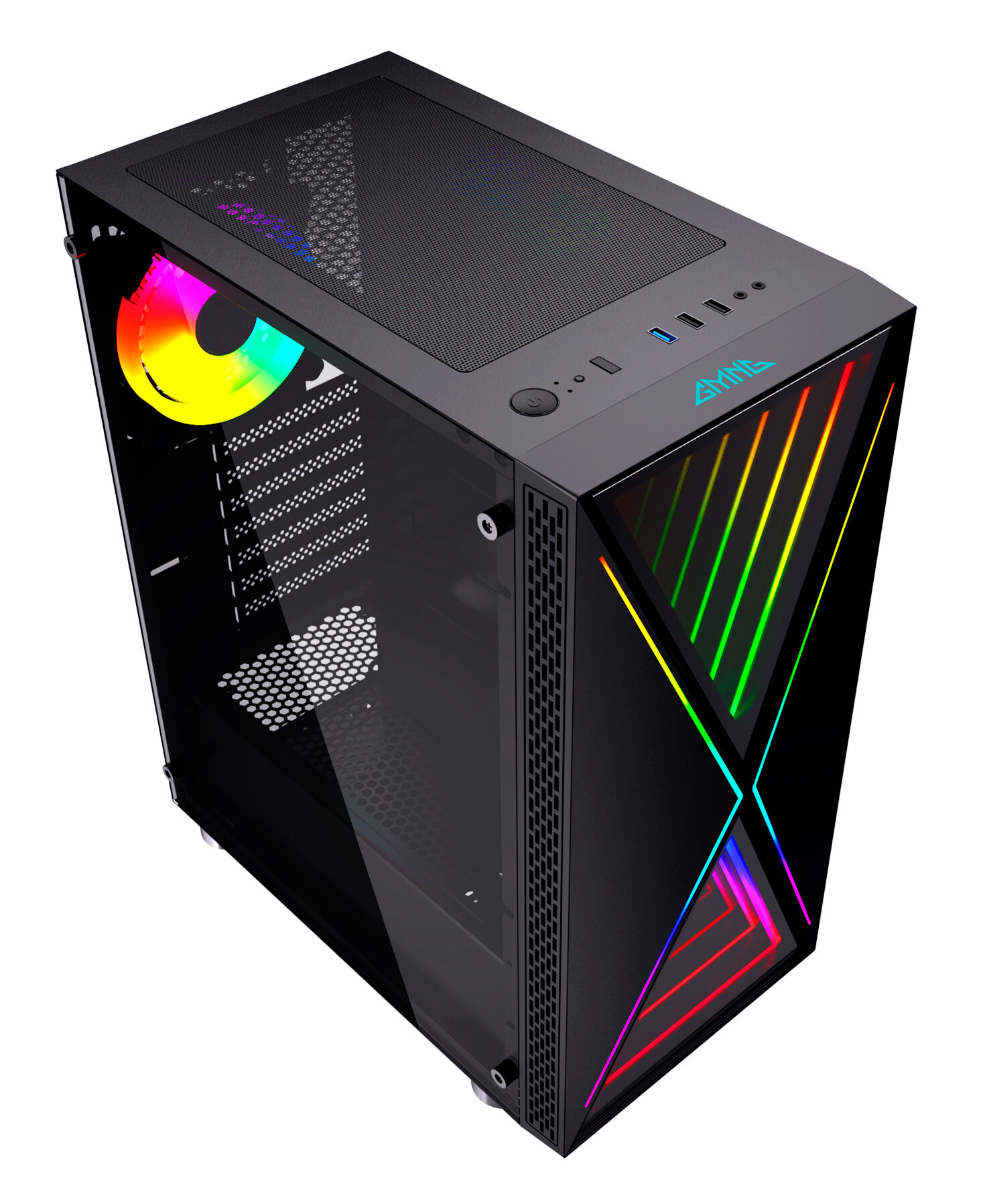 Компьютерный корпус ATX GMNG GG-CC110 черный - фото №7