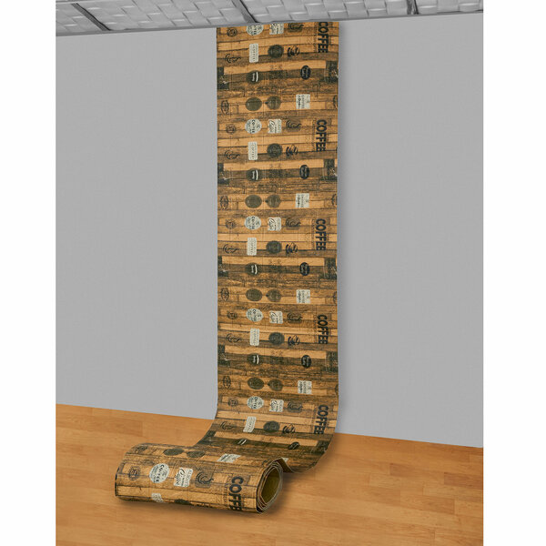 Самоклеящаяся ПВХ 3D-панель для стен в рулоне LAKO DECOR, Деревянная кладка 10, 70x600см, толщина 6мм