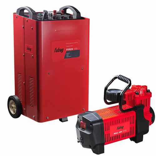 FUBAG Пуско-зарядное устройство FORCE 1300 FUBAG Автомобильный компрессор Roll Air 7020 5466600₽