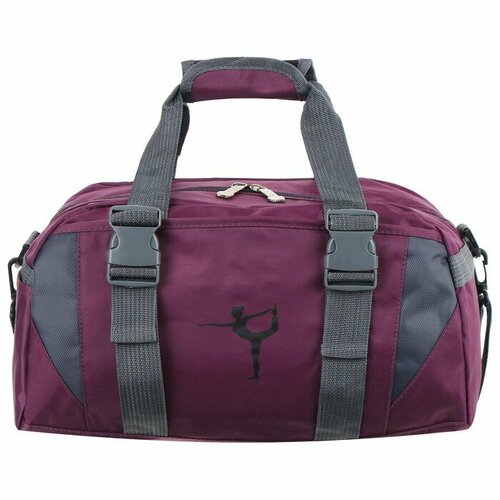 сумка рецепт наслаждения фиолетовый Сумка для йоги и гимнастики Sangh, 37х20х20 см, цвет фиолетовый