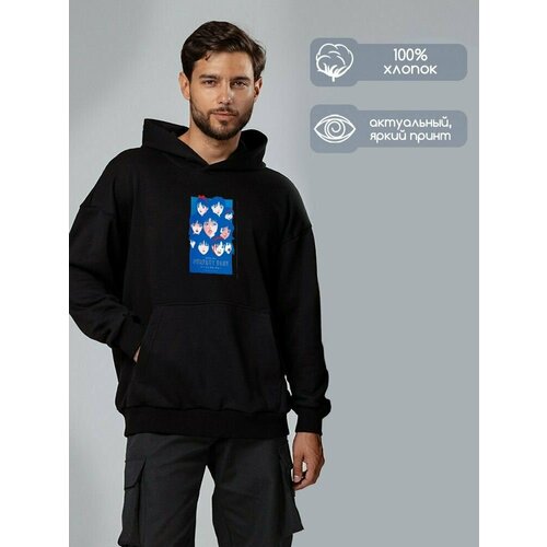 фото Худи hypnotica, размер xs, черный