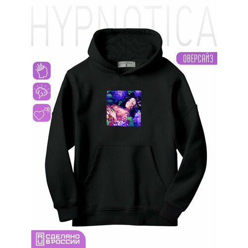 фото Худи hypnotica, размер m, черный