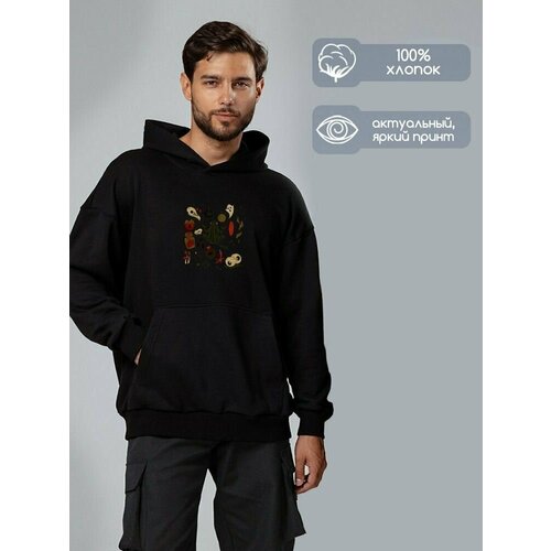 фото Худи hypnotica, размер xs, черный