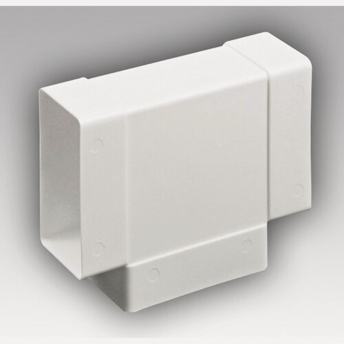 Изображение товара Тройник для вентиляции ERA 511ТПП, ПВХ, горизонтальный, прямой, белый