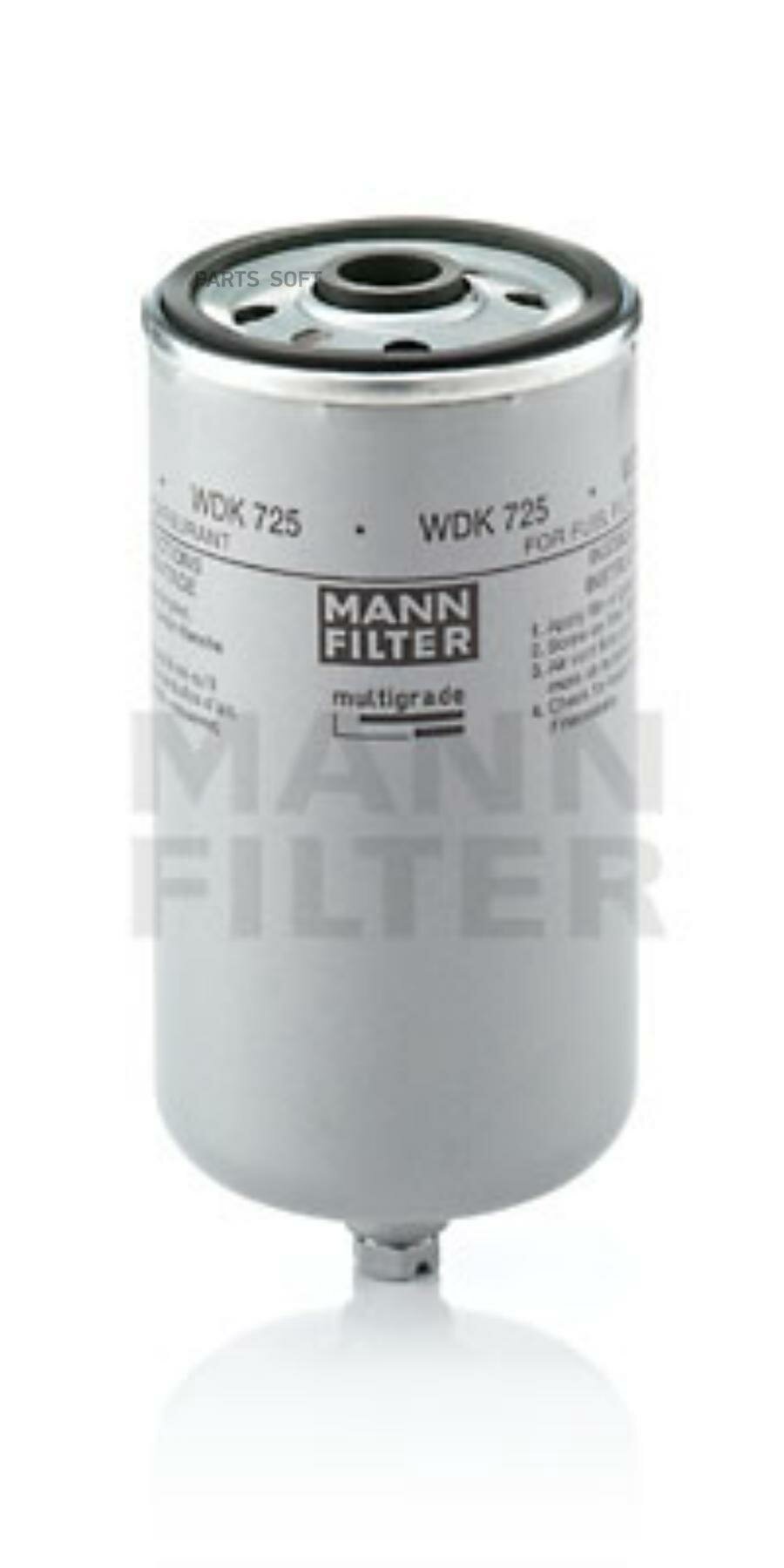 MANN-FILTER WDK725 Фильтр гидросистемы WDK725