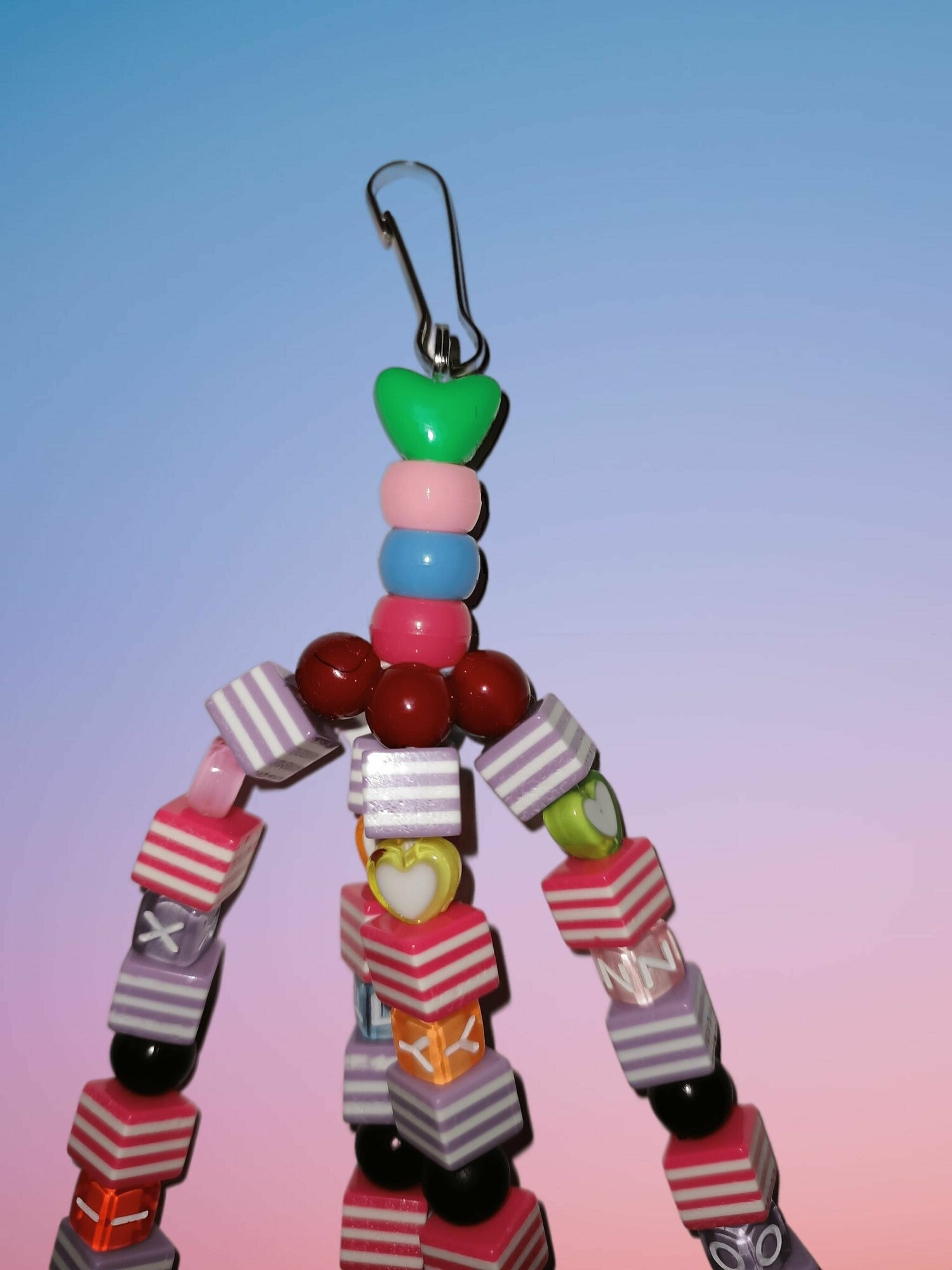 Игрушки / игрушка с бусинами и кольцами для попугаев - фотография № 2