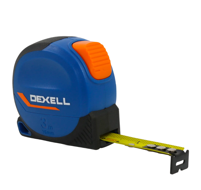 Рулетка Dexell L2/3 м x 16 мм, автоблокировка