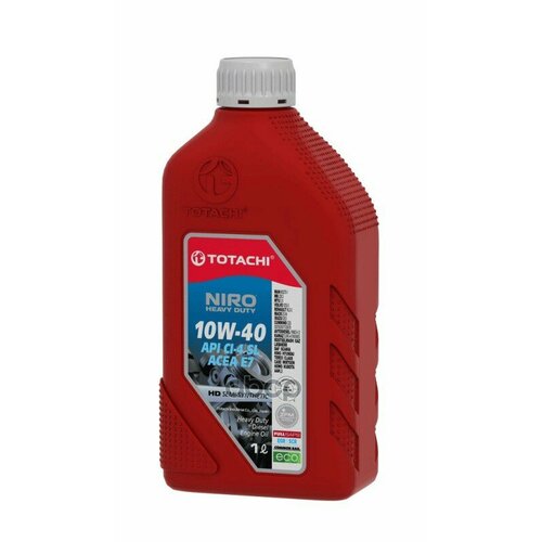 TOTACHI Масло Моторное Totachi Niro Hd Semi-Synthetic Api Ci-4/Sl 10W-40 Пласт. 1Л