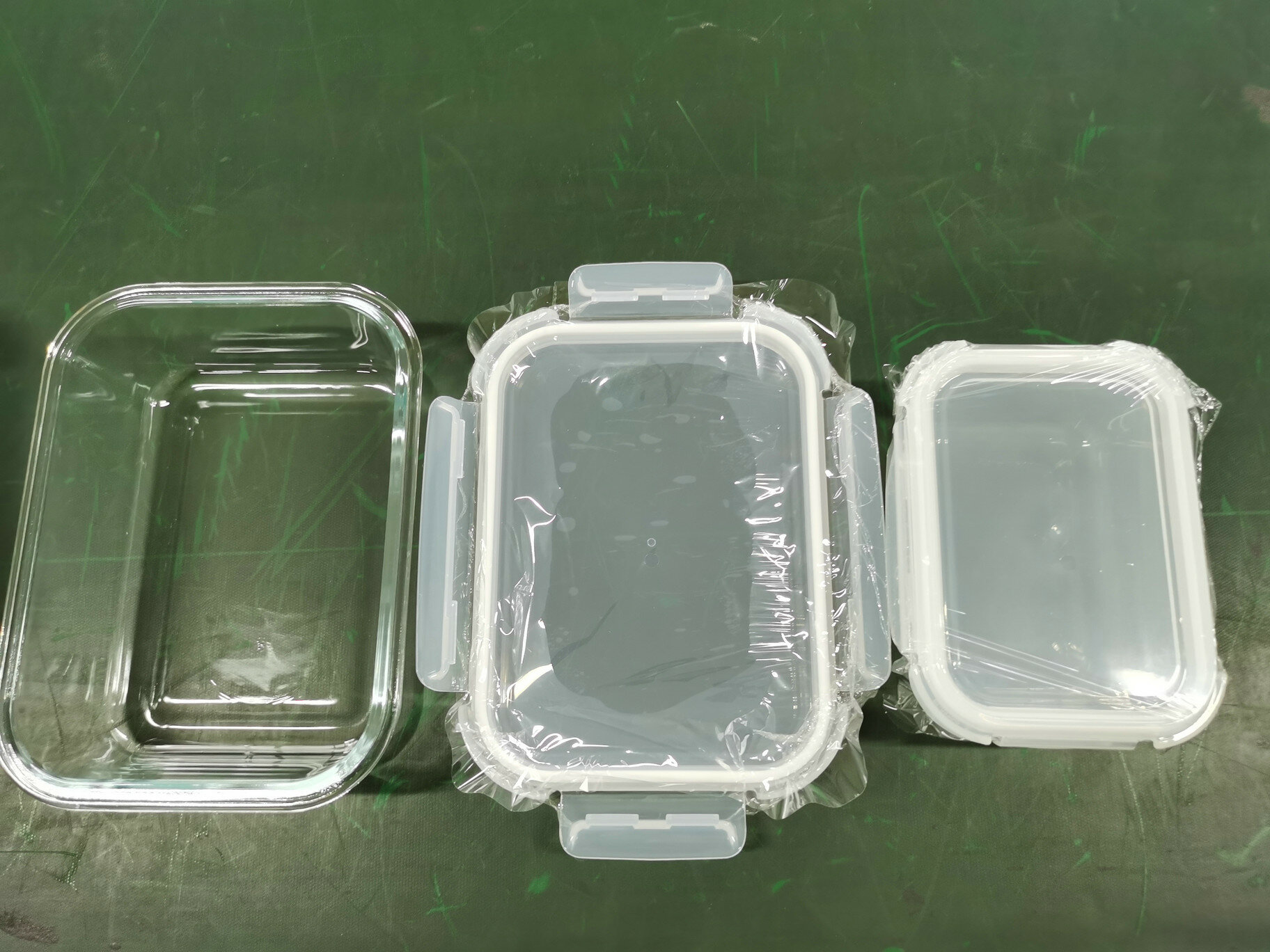 Набор стеклянных контейнеров 4 шт - фотография № 2