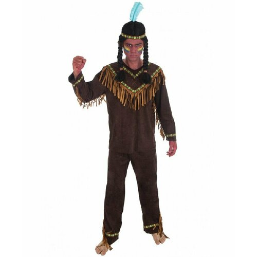 Карнавальный костюм Индеец (18168) 54-56 костюм индеец ловкий джо детский