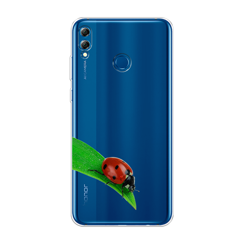 Силиконовый чехол на Honor 8X Max / Хонор 8Х Макс На счастье, прозрачный силиконовый чехол на honor 8x max хонор 8х макс синие бабочки прозрачный