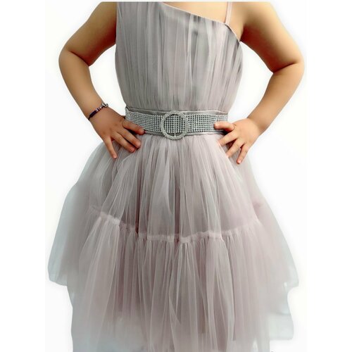 фото Платье-пачка monita, нарядное, размер 152, фиолетовый