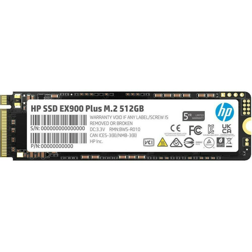 Накопитель SSD HP 512Gb EX900 Plus Series (35M33AA) - фото №12