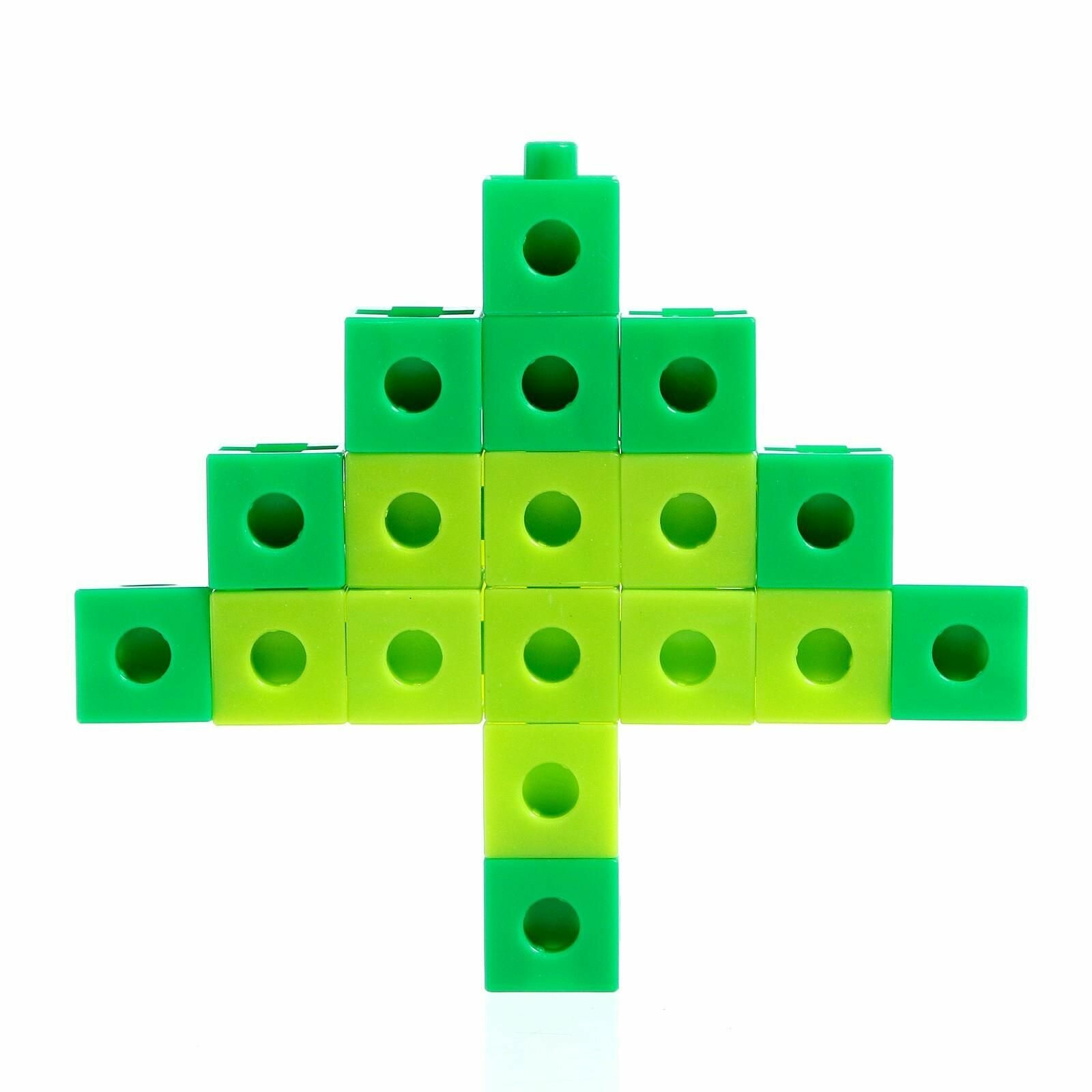 Развивающий конструктор Кубики 100 деталей