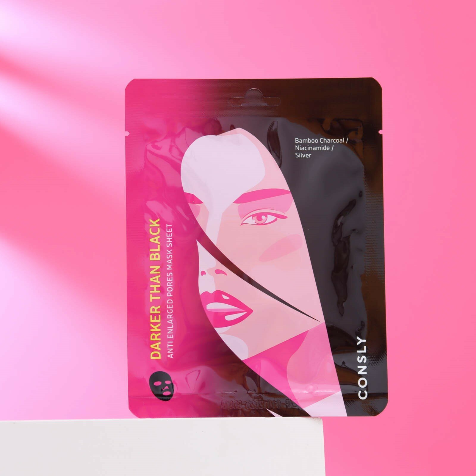 Маска тканевая против расширенных пор Consly 25мл SINDO P&G Co., Ltd - фото №5