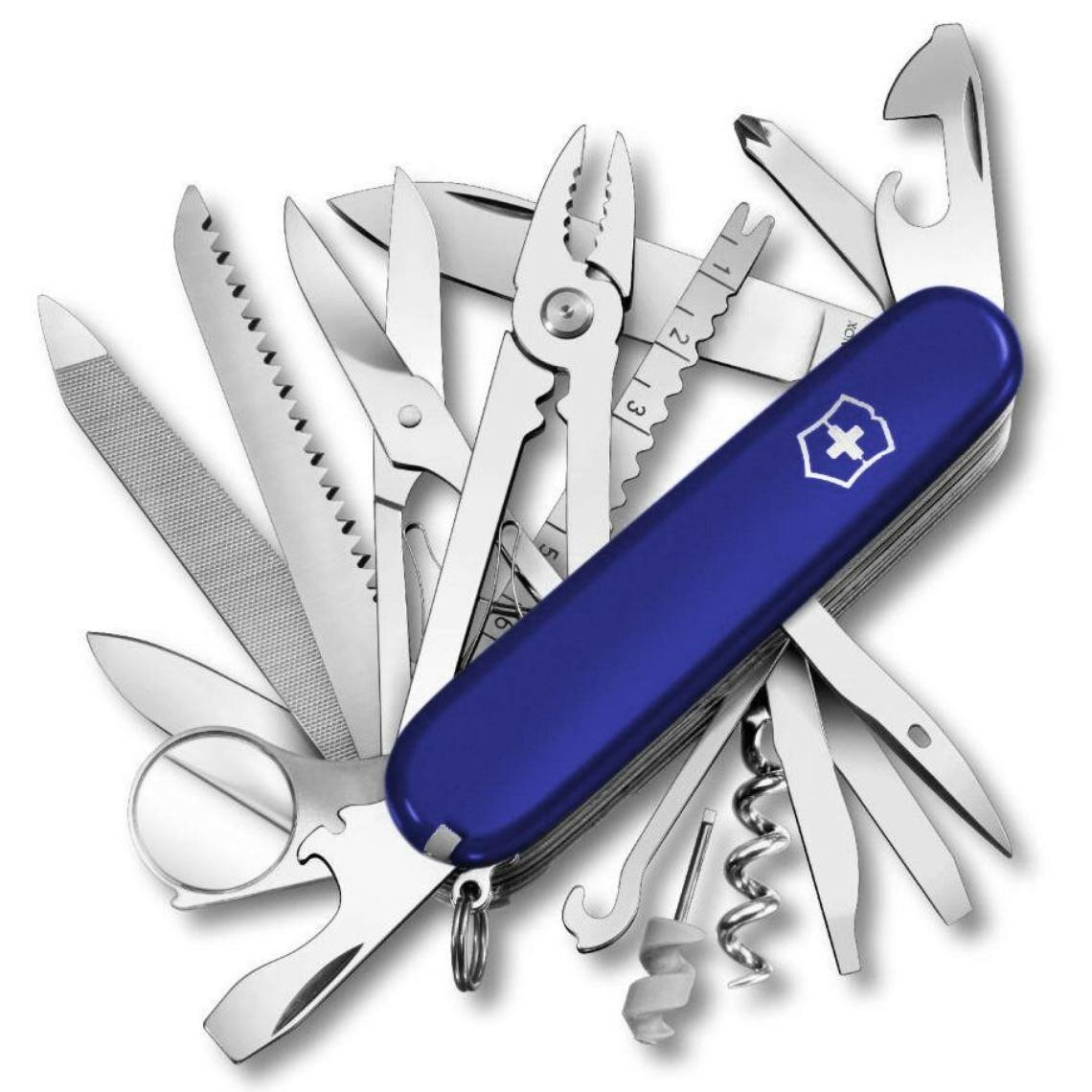 Складной нож VICTORINOX SwissChamp, 33 функций, 91мм, белый [1.6795.7r] - фото №4
