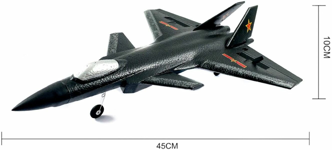 Fei Xiong J-20 RTF 24G радиоуправляемый самолет FX830-BLACK