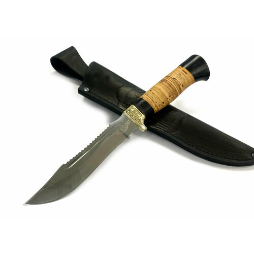 Нож Таежный-1, сталь 95х18, береста
