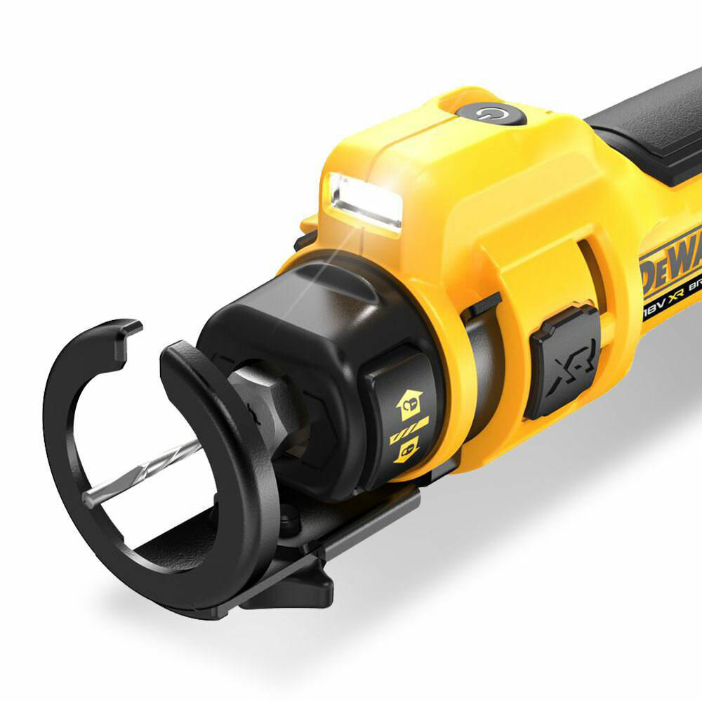 DeWALT DCE555N SOLO Фрезер по гипсокартону (18.0 В, 26000 об/мин, Bl-мотор, 0,8кг) - фотография № 6