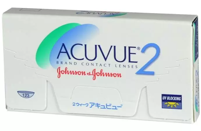 Контактные линзы Acuvue 2, 6 шт, D -3.0 \ BC 8.7, диаметр 14мм