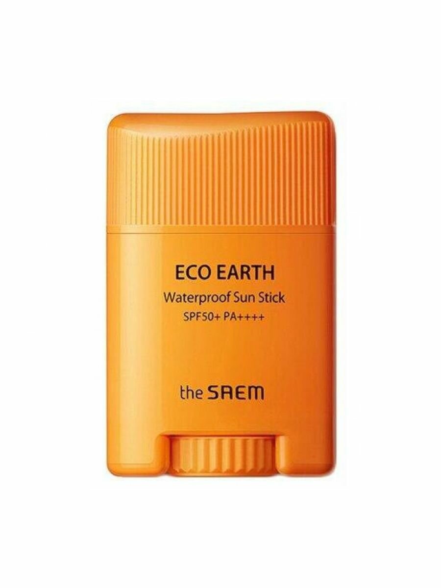 Бальзам, 17 гр, Eco Earth Waterproof Sun Stick SPF 50+ PA++++, THE SAEM, 8806164171981