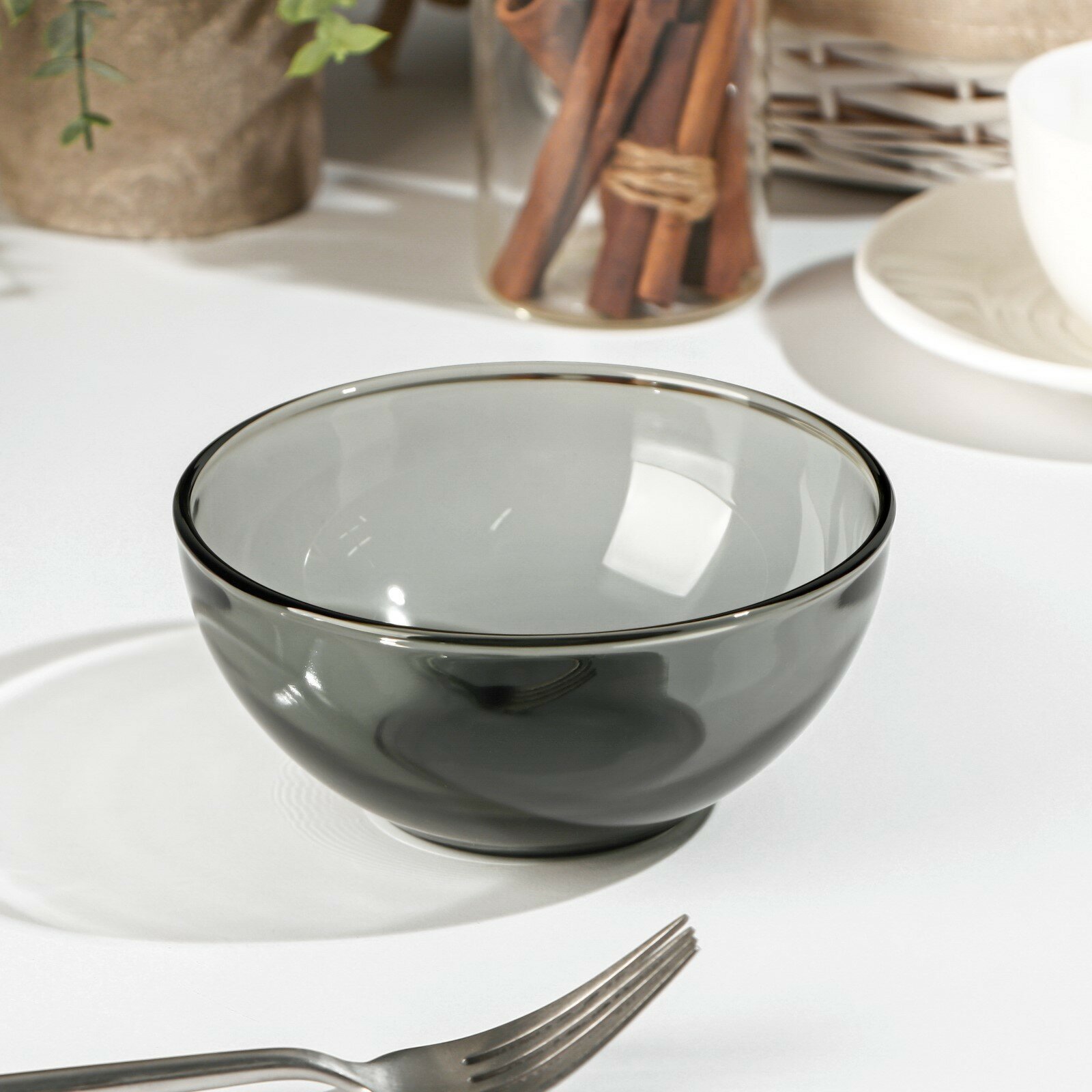 фото Салатник Basilico. Lava Grey, 450 мл, d=13 см, цвет серый