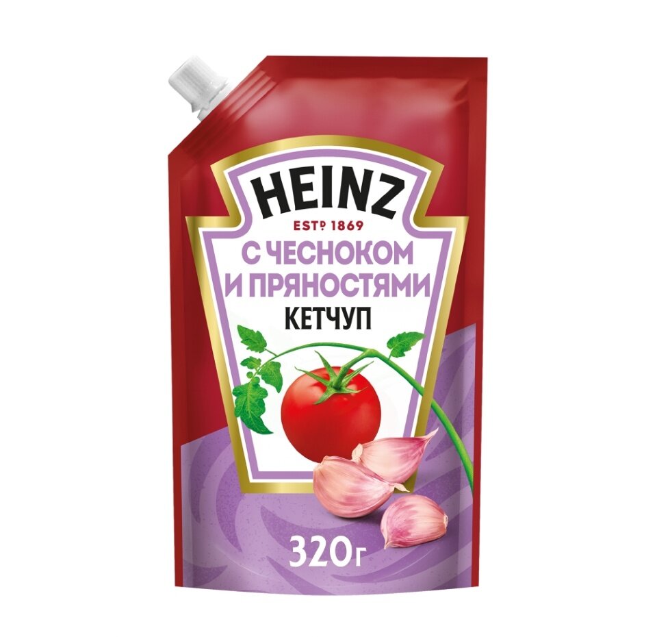 Кетчуп Heinz с чесноком и пряностями