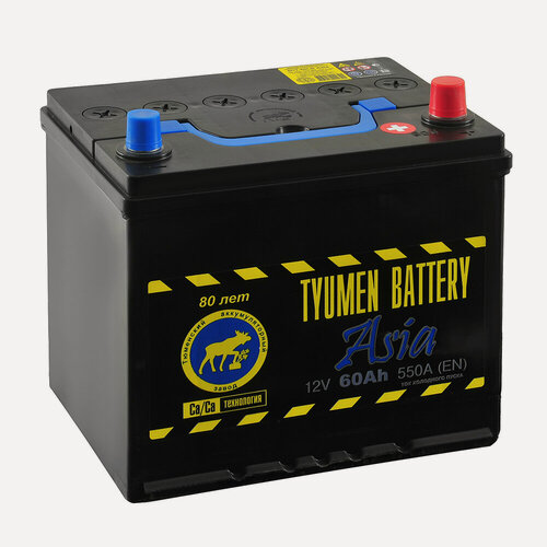 Изображение товара Аккумулятор TYUMEN BATTERY ASIA 60 Ач 550А О/П TNSa60.0