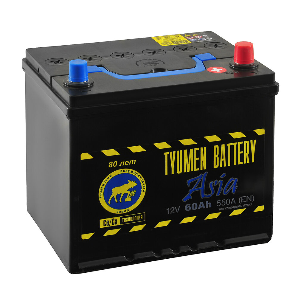 Аккумулятор TYUMEN BATTERY ASIA 60 Ач 550А О/П TNSa60.0