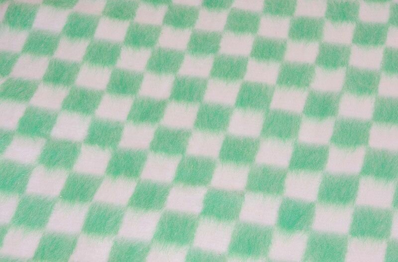 Детское байковое одеяло Мелкая клетка Зелёная 57-3ЕТ 100х140 - фотография № 5