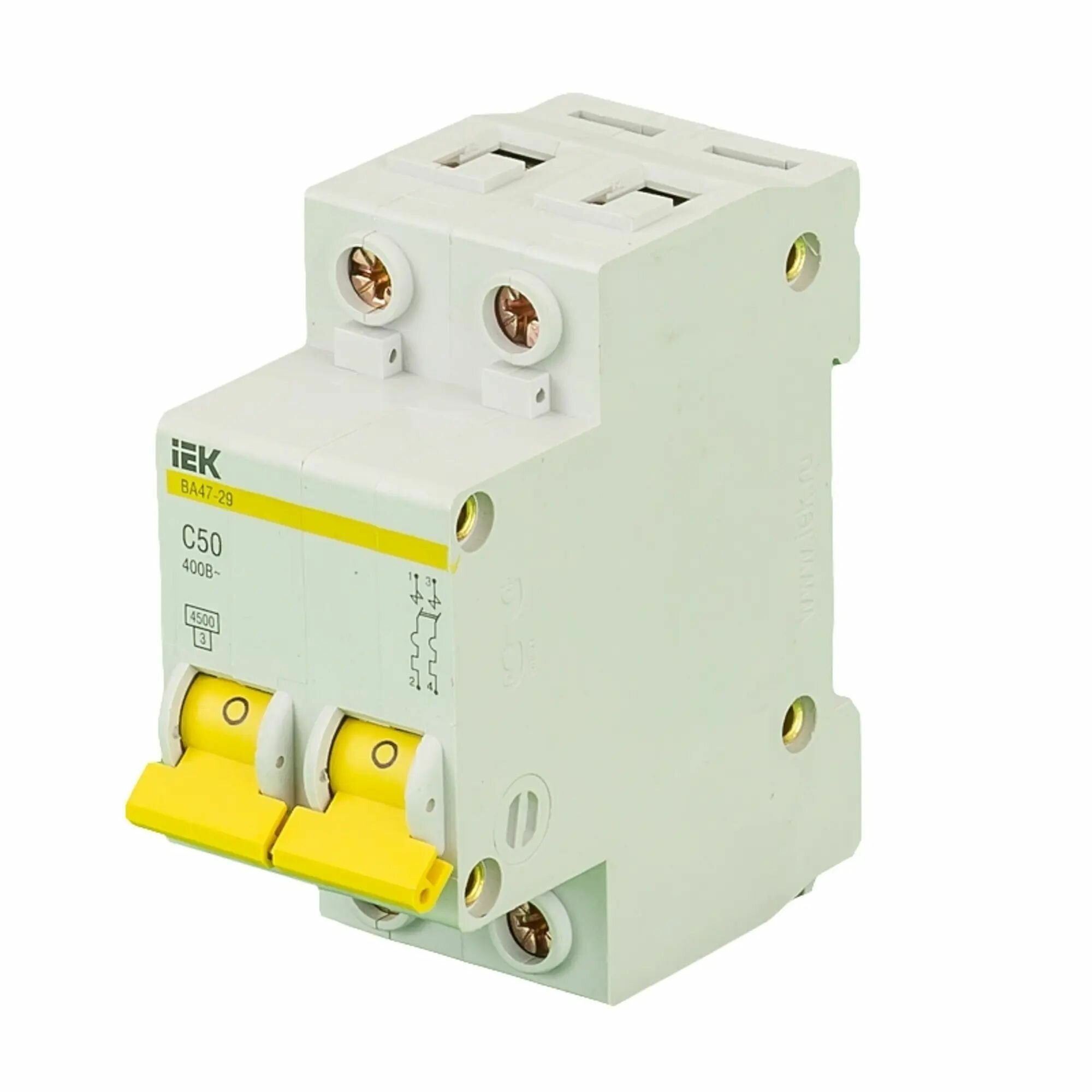 фото Выключатель автоматический IEK ВA47-29 2 полюса 50 A
