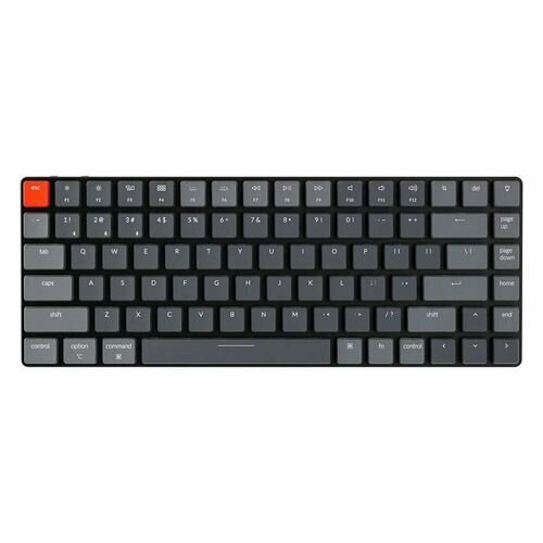 Клавиатура KEYCHRON K3E1, USB, беспроводная, серый клавиатура keychron k3 red switch k3e1 84 клавиши rgb подсветка