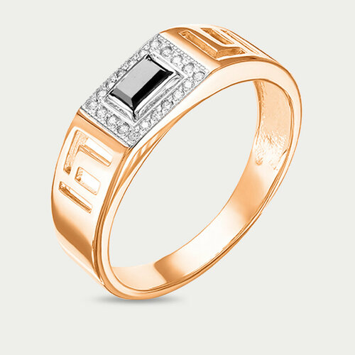 фото Кольцо gold center, красное золото, 585 проба, фианит, размер 20