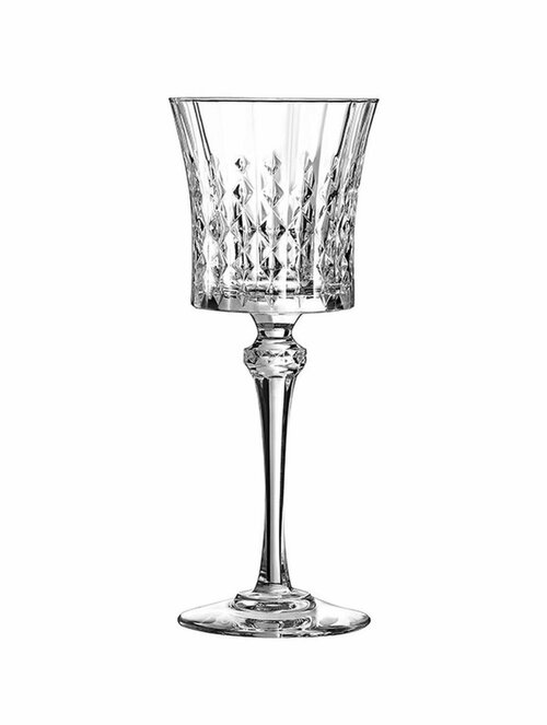Бокалы для вина Леди Даймонд 190мл Фужеры Хрустальное стекло Прозрачный Для вина шампанского коктейлей