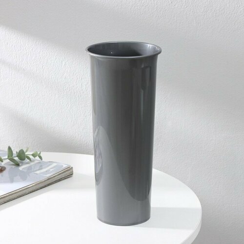 Ваза для цветов d11 см h26 см цвет перламутр 409₽