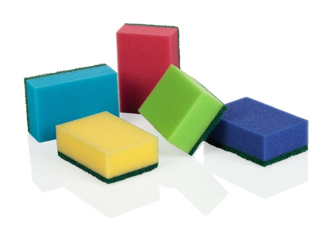 фото Губки кухонные CLEAN KIT, 5 шт, суперпрочные