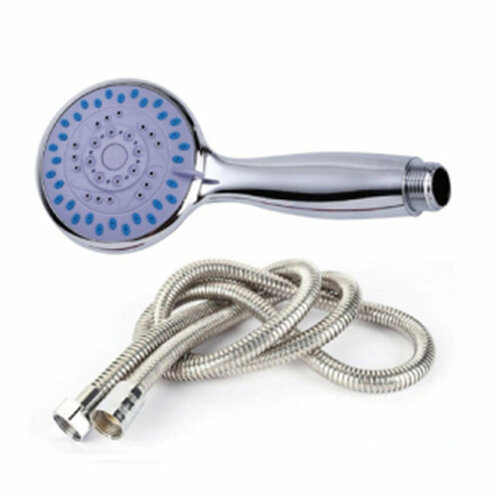 Набор для душа SS-02 лейка диам 80 мм шланг 150 см 473₽