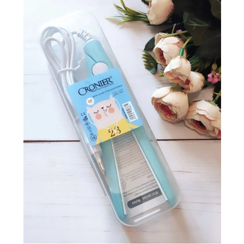 Мини-утюжок для выпрямления волос и укладки Голубой 39000₽